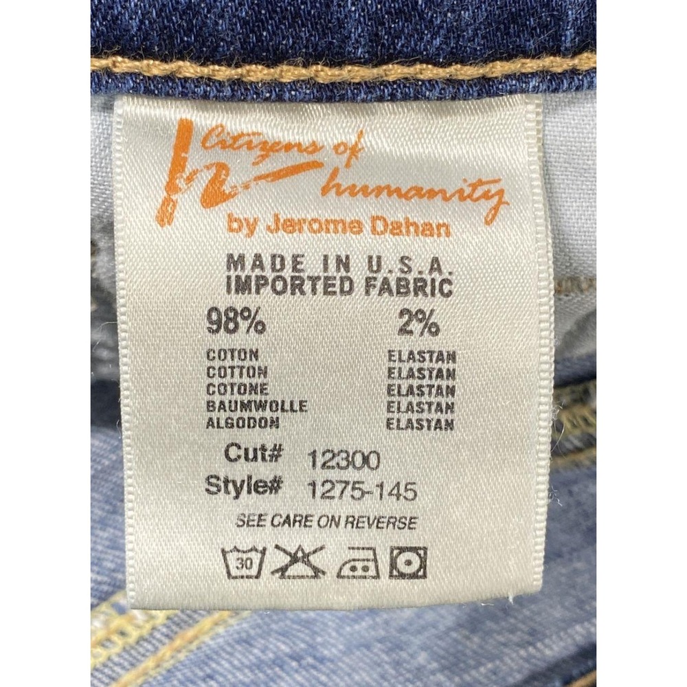 Citizens of Humanity Bootcut Jeans Womens 30 Medium Wash Stretch Denim USA - Picture 4 of 4